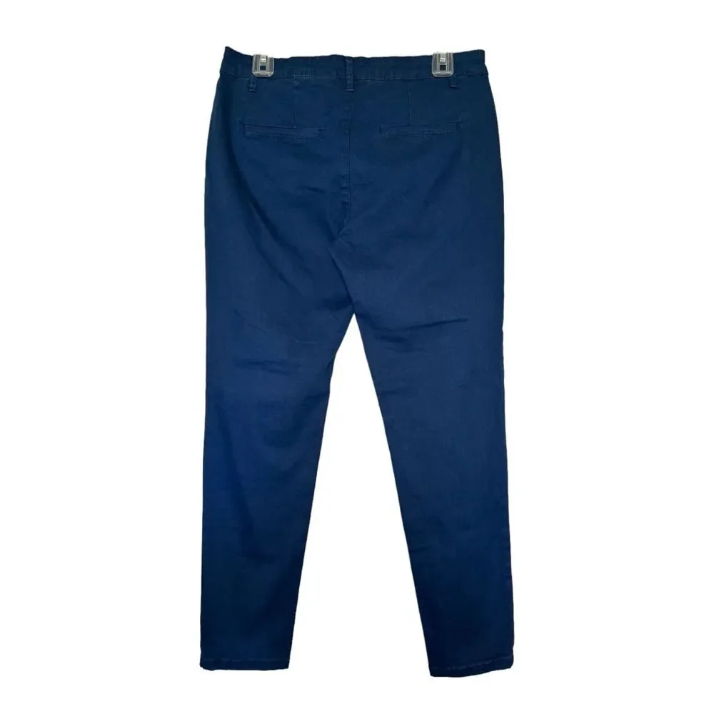 MODCLOTH woman's size 14 The Richmond straight leg midrise pockets ankle pants